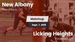 Matchup: New Albany High vs. Licking Heights  2018