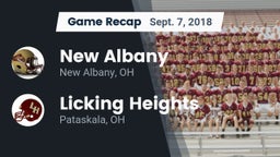 Recap: New Albany  vs. Licking Heights  2018
