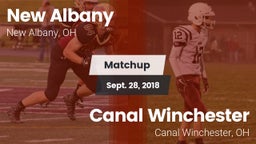Matchup: New Albany High vs. Canal Winchester  2018