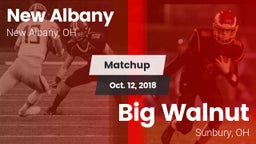 Matchup: New Albany High vs. Big Walnut 2018