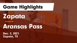 Zapata  vs Aransas Pass  Game Highlights - Dec. 2, 2021