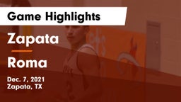 Zapata  vs Roma  Game Highlights - Dec. 7, 2021