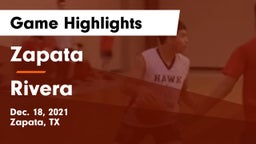 Zapata  vs Rivera  Game Highlights - Dec. 18, 2021