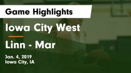 Iowa City West vs Linn - Mar  Game Highlights - Jan. 4, 2019