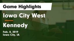 Iowa City West vs Kennedy  Game Highlights - Feb. 8, 2019