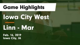 Iowa City West vs Linn - Mar  Game Highlights - Feb. 16, 2019