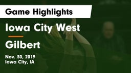Iowa City West vs Gilbert  Game Highlights - Nov. 30, 2019