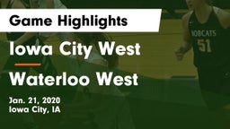 Iowa City West vs Waterloo West  Game Highlights - Jan. 21, 2020