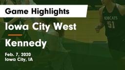 Iowa City West vs Kennedy  Game Highlights - Feb. 7, 2020
