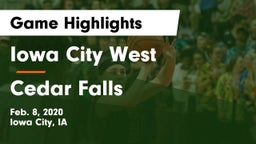 Iowa City West vs Cedar Falls  Game Highlights - Feb. 8, 2020