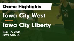 Iowa City West vs Iowa City Liberty  Game Highlights - Feb. 14, 2020