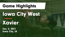 Iowa City West vs Xavier  Game Highlights - Jan. 5, 2021
