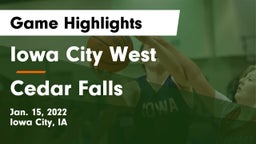 Iowa City West vs Cedar Falls Game Highlights - Jan. 15, 2022