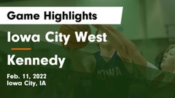Iowa City West vs Kennedy  Game Highlights - Feb. 11, 2022