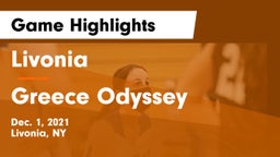 Livonia  vs Greece Odyssey  Game Highlights - Dec. 1, 2021