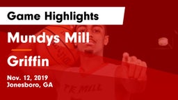 Mundys Mill  vs Griffin  Game Highlights - Nov. 12, 2019