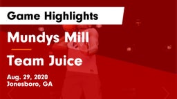 Mundys Mill  vs Team Juice Game Highlights - Aug. 29, 2020