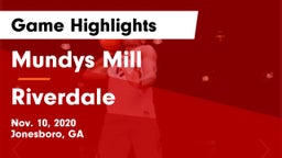 Mundys Mill  vs Riverdale  Game Highlights - Nov. 10, 2020