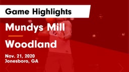 Mundys Mill  vs Woodland  Game Highlights - Nov. 21, 2020