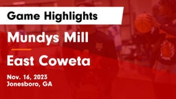 Mundys Mill  vs East Coweta  Game Highlights - Nov. 16, 2023