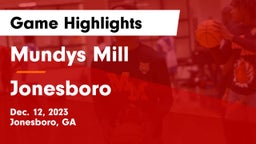 Mundys Mill  vs Jonesboro  Game Highlights - Dec. 12, 2023