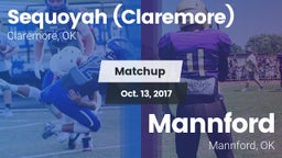 Matchup: Sequoyah  vs. Mannford  2017