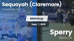 Matchup: Sequoyah  vs. Sperry  2018