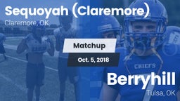 Matchup: Sequoyah  vs. Berryhill  2018