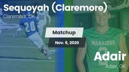 Matchup: Sequoyah  vs. Adair  2020