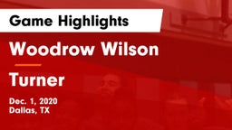 Woodrow Wilson  vs Turner  Game Highlights - Dec. 1, 2020