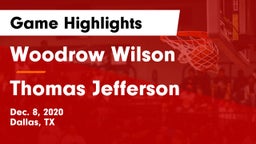 Woodrow Wilson  vs Thomas Jefferson  Game Highlights - Dec. 8, 2020