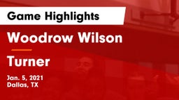 Woodrow Wilson  vs Turner  Game Highlights - Jan. 5, 2021