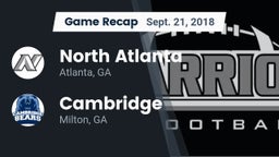 Recap: North Atlanta  vs. Cambridge  2018