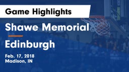 Shawe Memorial  vs Edinburgh  Game Highlights - Feb. 17, 2018