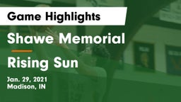 Shawe Memorial  vs Rising Sun  Game Highlights - Jan. 29, 2021