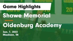 Shawe Memorial  vs Oldenburg Academy  Game Highlights - Jan. 7, 2022