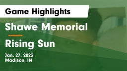 Shawe Memorial  vs Rising Sun  Game Highlights - Jan. 27, 2023