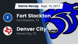 Recap: Fort Stockton  vs. Denver City  2017