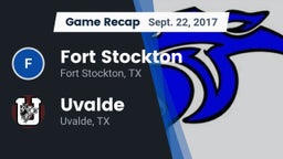 Recap: Fort Stockton  vs. Uvalde  2017