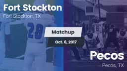 Matchup: Fort Stockton High vs. Pecos  2017