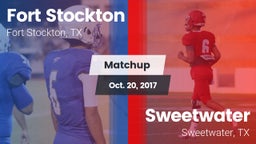Matchup: Fort Stockton High vs. Sweetwater  2017
