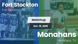 Matchup: Fort Stockton High vs. Monahans  2018
