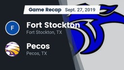 Recap: Fort Stockton  vs. Pecos  2019