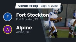Recap: Fort Stockton  vs. Alpine  2020