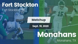 Matchup: Fort Stockton High vs. Monahans  2020