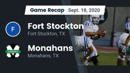 Recap: Fort Stockton  vs. Monahans  2020