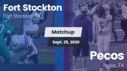 Matchup: Fort Stockton High vs. Pecos  2020
