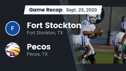 Recap: Fort Stockton  vs. Pecos  2020