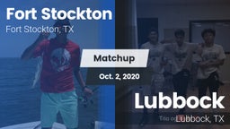 Matchup: Fort Stockton High vs. Lubbock  2020