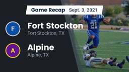 Recap: Fort Stockton  vs. Alpine  2021